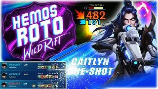 VOLVEMOS A ROMPER WILD RIFT!!!! CAITLYN ASESINA HACE PENTAKILLS!!