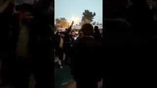 student protest against online exam......