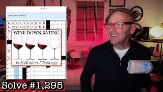Let's Solve this Cleverly Challenging Friday NYT Crossword by Kyle Dolan! Let's Wine Down!🍷