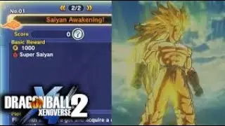 DRAGON BALL XENOVERSE 2 Finely Find super saiyan | Awakening super saiyan |