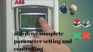 ABB ACS 550 VFD Parameter setting! Complete Guide and Programming Settings! Industrial Automation !