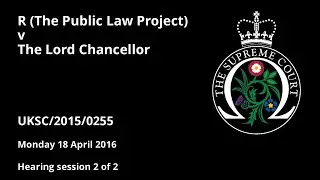 R (The Public Law Project) v The Lord Chancellor