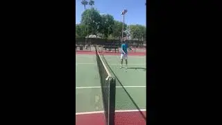Tennis Trick - Backspin Bounce Back Over the Net