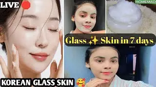DIY Korean Rice Scrub & Pack For Glass Skin ✨Get Flowlass Glow In 7 Days! | Longhairgirl_stuti 