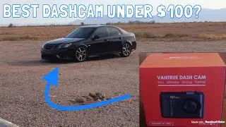 Vantrue N1 Pro Dashcam Install on My Saab 9-3 Turbo X!