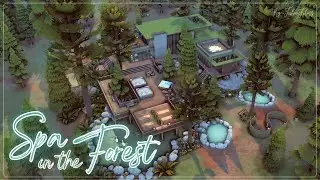 Лесное СПА🌲🍃│Строительство│SPA in the Forest│SpeedBuild│NO CC [The Sims 4]