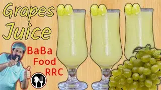 Grapes Juice Commercial recipe  | Summer Special Quick Grapes Juice | By BaBa Food RRC Chef Rizwan