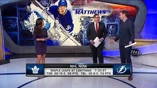 NHL Now:  Maple Leafs` slump:  Matthews reunited with Hyman, Nylander looks for more  Jan 17,  2019
