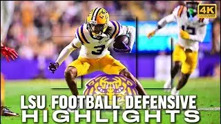 LSU Defensive Highlights v.s WKU | #highlights #cfb #4k #highquality #lsu 