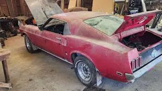Barn Find! 1969 Ford Mustang Mach 1 Sitting since 1986!