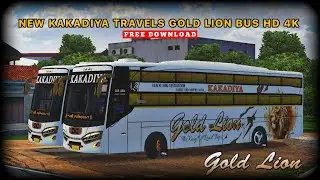 NEW KAKADIYA TRAVELS HD 4K LIVERY FREE DOWNLOAD LINK | કાકડિયા ટ્રાવેલ્સ | Bus Simulator Indonesia 