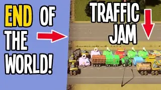 Fixing the LONGEST Traffic Tailback I've Ever seen in Cities Skylines!