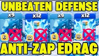 NEW BASE UPDATE🔥ANTI ZAP🔥TH16 base ANTI ZAP EDRAGONS ATTACK ||Th16 Best War Base Unbreakable Defense