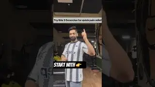 Fix your lower back pain with 3 Back pain relief exercises