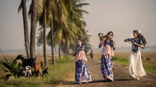 Half Saree Song 4k l Chandrulo Unde Video Song l Bhimavaram l Wizbob Studios l Family shoot