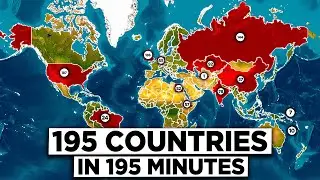 Learning countries of the world | 195 Countries in 195 Minutes