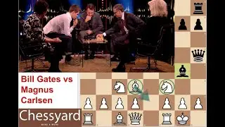 Bill Gates vs Magnus Carlsen: Only time Magnus breaks principle by using cheap Chess Tactics to Win