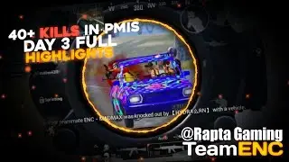 PMIS Ingame qualifier | 365 Kills In 10 match | We Are Not hackers | TeamENC | Watch Till End