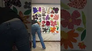 Scrappy Wildflower Remix Quilt Blocks | Foundation Paper Piecing Flower Quilt in Progress  #quilting
