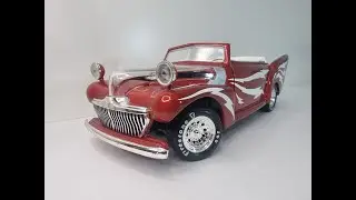 greased lightning 1/18 scale model from the movie grease diecast car unboxing & review