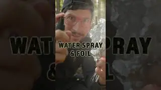 Macro Photography Hacks: Spray Bottle & Aluminum Foil #macrophotography #canonrf