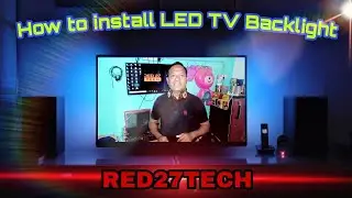 How to install LED TV Backlight || LED light || LED TV || Backlight || Blue....