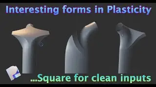 Interesting forms in Plasticity | New xNURBS Square function in Plasticity beta
