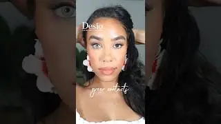 Desio Green Contacts Comparison 😍💚 #coloredcontacts