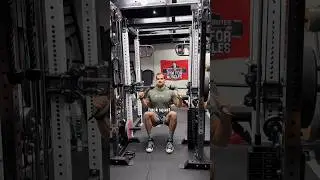 My favorite way to perform hack squats in my small home gym! #homegym #workout #gymhacks