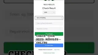 HOW TO CHECK NECO RESULTS ONLINE #results #neco2025
