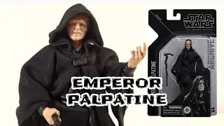 Star Wars : The Black Series Archive Collection Emperor Palpatine Action Figure Unboxing