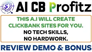 AI CB Profitz Review Demo Bonus - Self-Updating ClickBank Review Site Creator