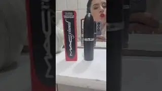 batom Mac Lady danger @maccosmetics #maquiagem #batommac #mac