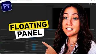 How to make floating panel in premiere pro