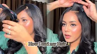 How to curl your hair with a straightener | Super Easy | Salon like hair✨