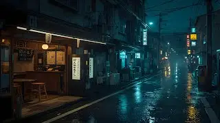 Tokyo After Midnight 🌙 Chill Rain Lofi for Sleep & Relaxation