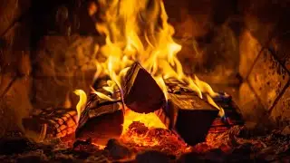 Fireplace Sounds Only | Cozy Crackling Fire for Sleep, Relax & Study (No Music)
