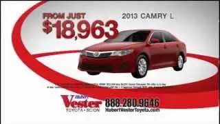 Nationwide Clearance Event at Hubert Vester Toyota