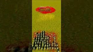 100x German soldiers VS 100 American shotgun soldiers #uebs2 #simulation #sorts #funnybattle
