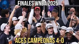 &iexcl;Finales WNBA 2025! Aces 4-0 Mercury - A'ja MVP!