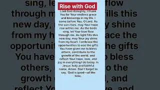 rise with god #prayerandpurpose #jesus #lord #god #prayer #amen #motivation #inspiration #christian