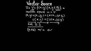 Check vector space #linearalgebra #machinelearning #bsc3rdyear #divita # #upscmathematicsoptional