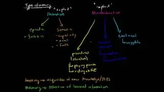 Declarative vs Nondeclarative Memory