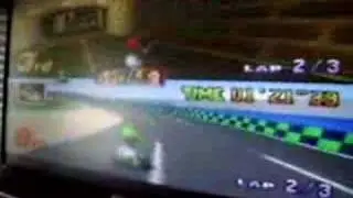 Mario Kart 64 multiplayer match!