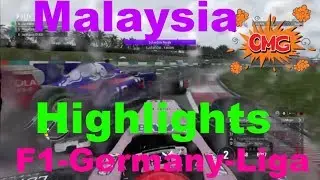 Highlights - Regenchaos in Malaysia  | FHL2 | F1-Germany-Liga | F1 2017 | PS4 Pro