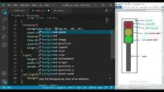How to design a traffic light with html and css