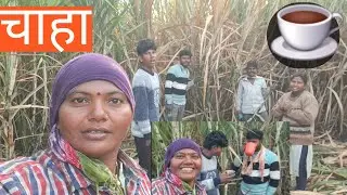 सकाळी पडली थंडी बागायदार आनला चाहा☕️ लेखराची झाली झोप मोड 😱🙉 #vlog #manishahajare