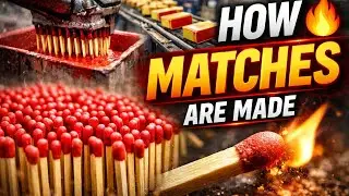 From Wood to Matchsticks | How a Match Factory Works
