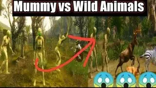 Mummy vs Wild Animals fighting game ⚔️#viralvideo #youtubevideo#Mummygame