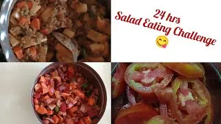 | 😂24 hrs Salad matram kaichath😂 | Eating Challenge | Challenge | Sindu's Dream _world |